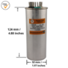 Picture of Capacitor CBB65 35/5uF Class B